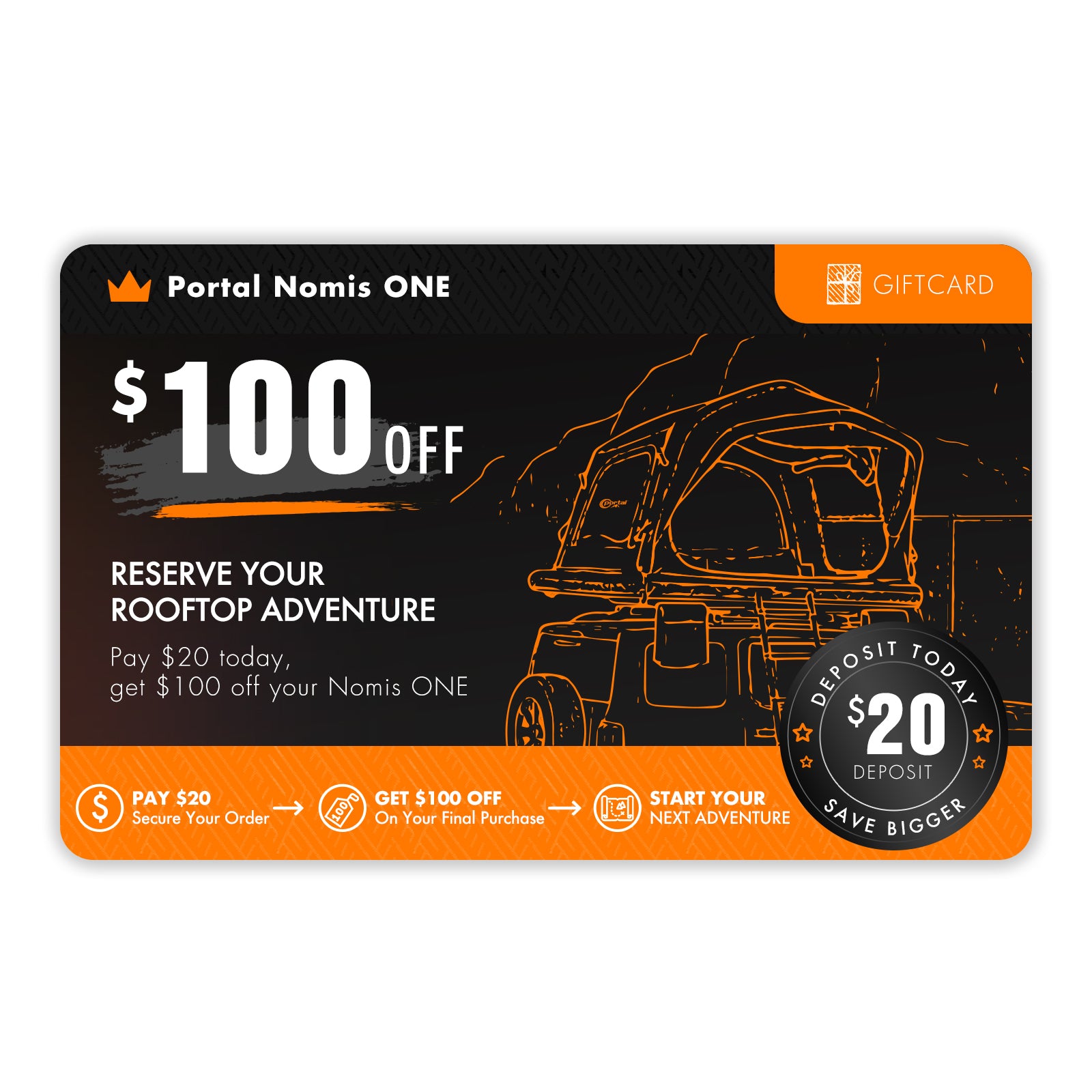 Portal Nomis ONE $20 Deposit Reservation