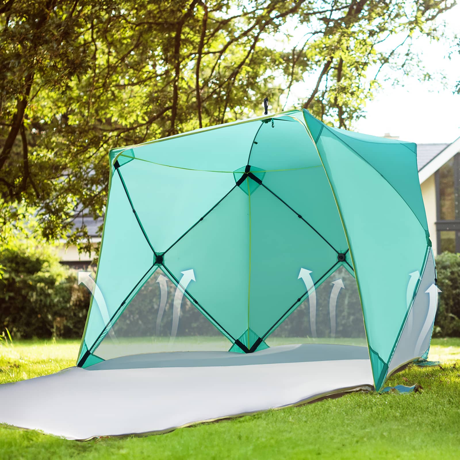 Pop-Up Beach Tent for 3–4 People
