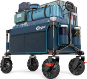 Portal Outdoors All Terrain Folding Wagon Deep Ocen Blue