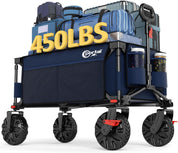 Portal Outdoors All Terrain Folding Wagon Prussian Blue