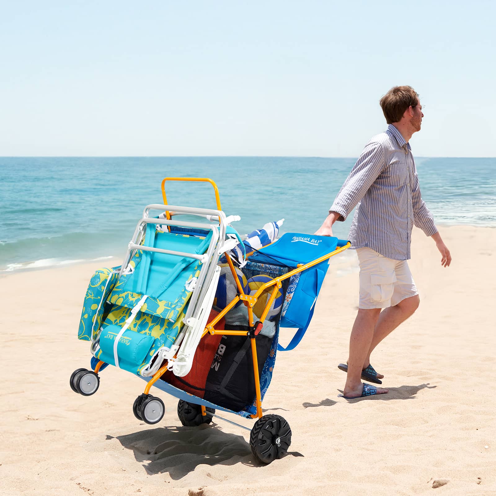 Old Bahama Bay Beach Ball Cart - Portal Outdoors