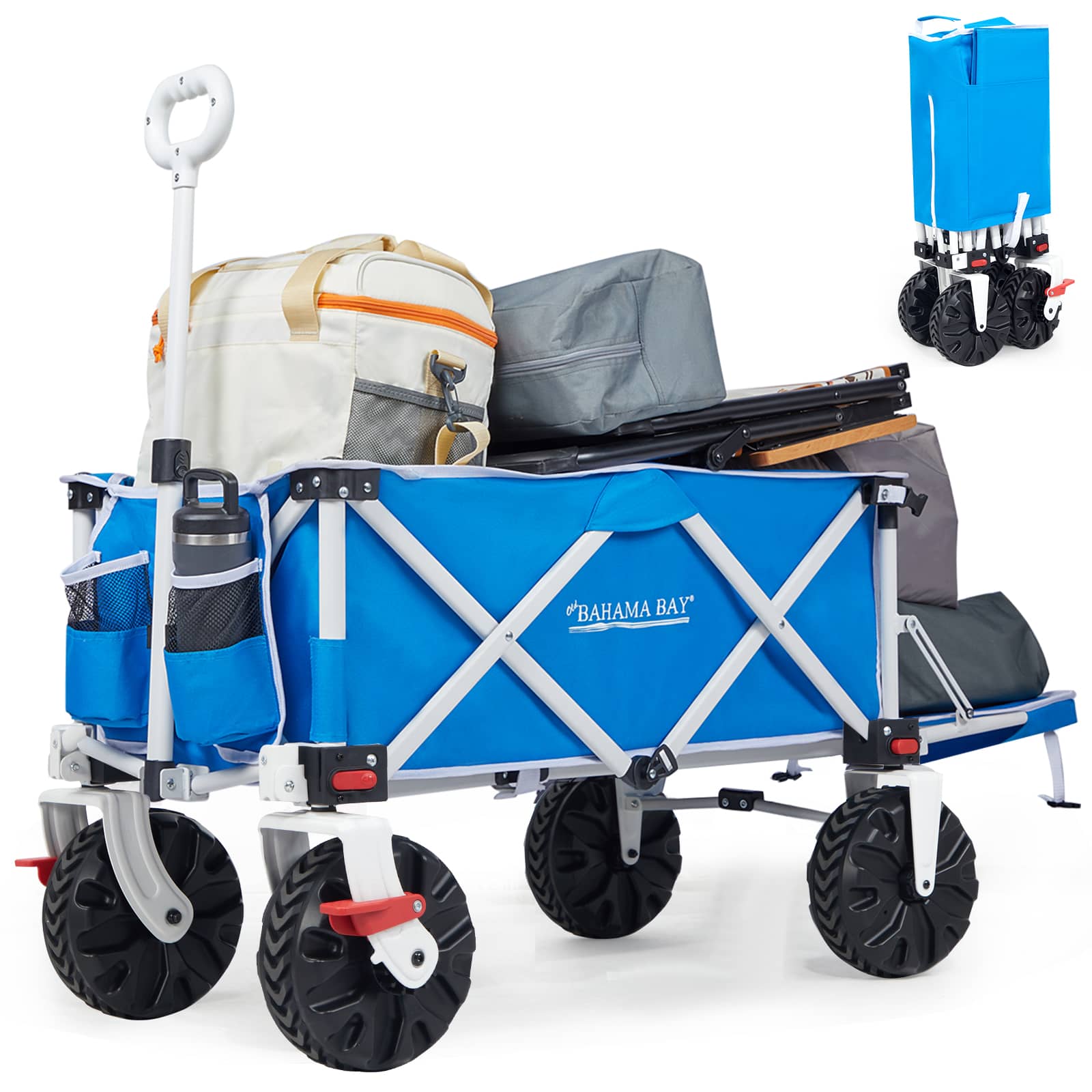 Old Bahama Bay Extra Long Beach Wagon Blue