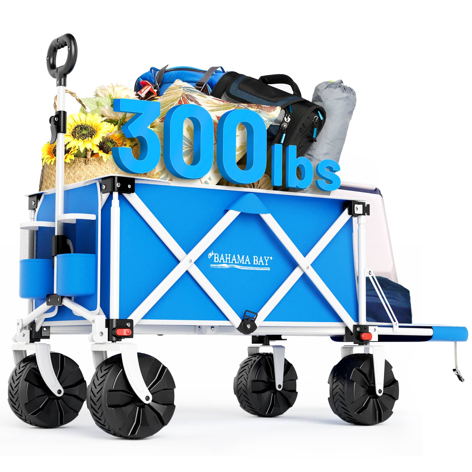 Old Bahama Bay Extra Long Beach Wagon Blue