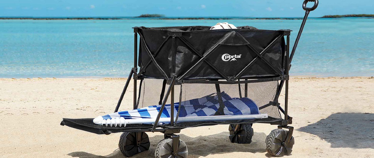 Portal Outdoors  Double Decker Utility Wagon in beach
