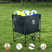 EVER ADVANCED Collapsible Ball Storage Cart - Portal Outdoors
