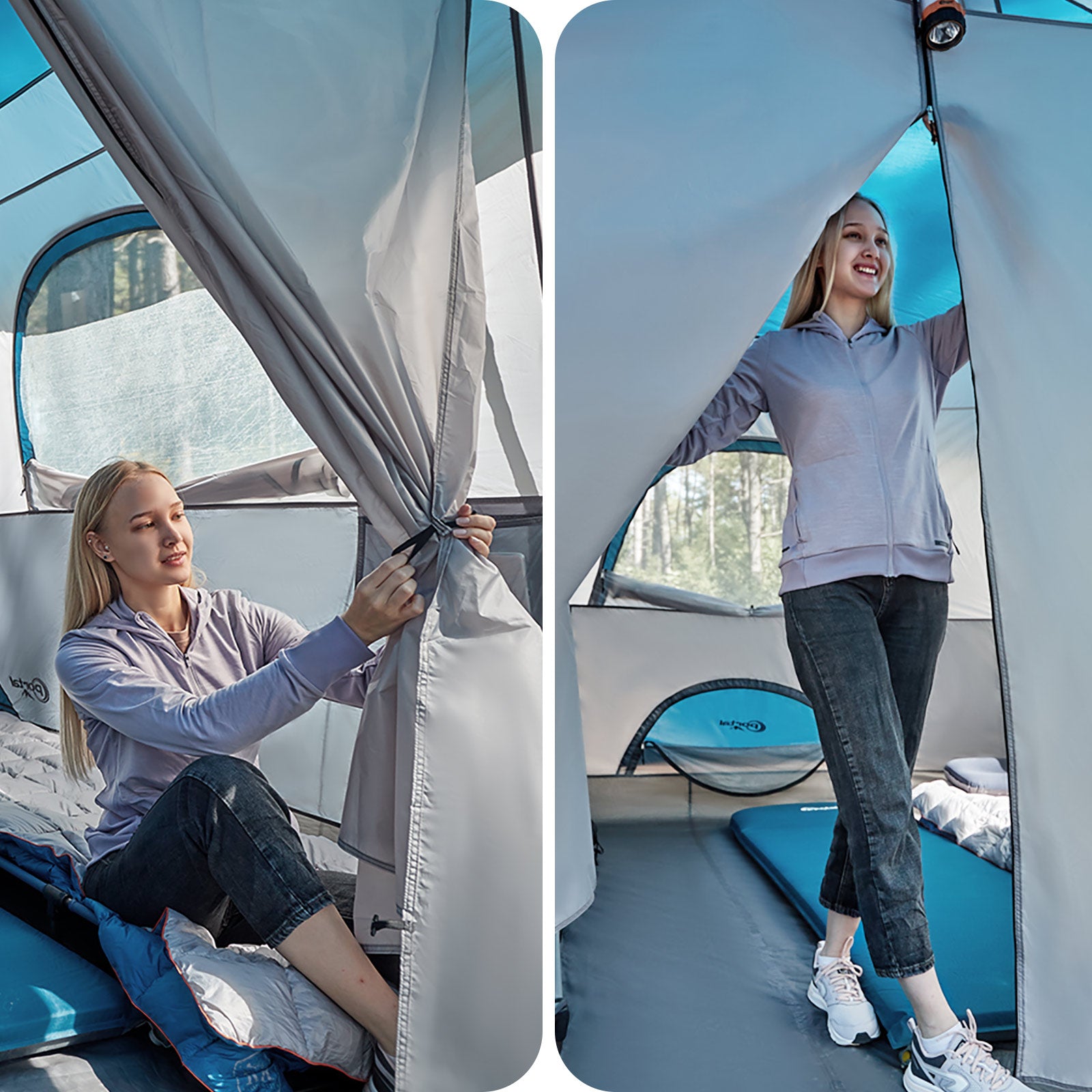 10 Person Family Cabin Tent With Porch