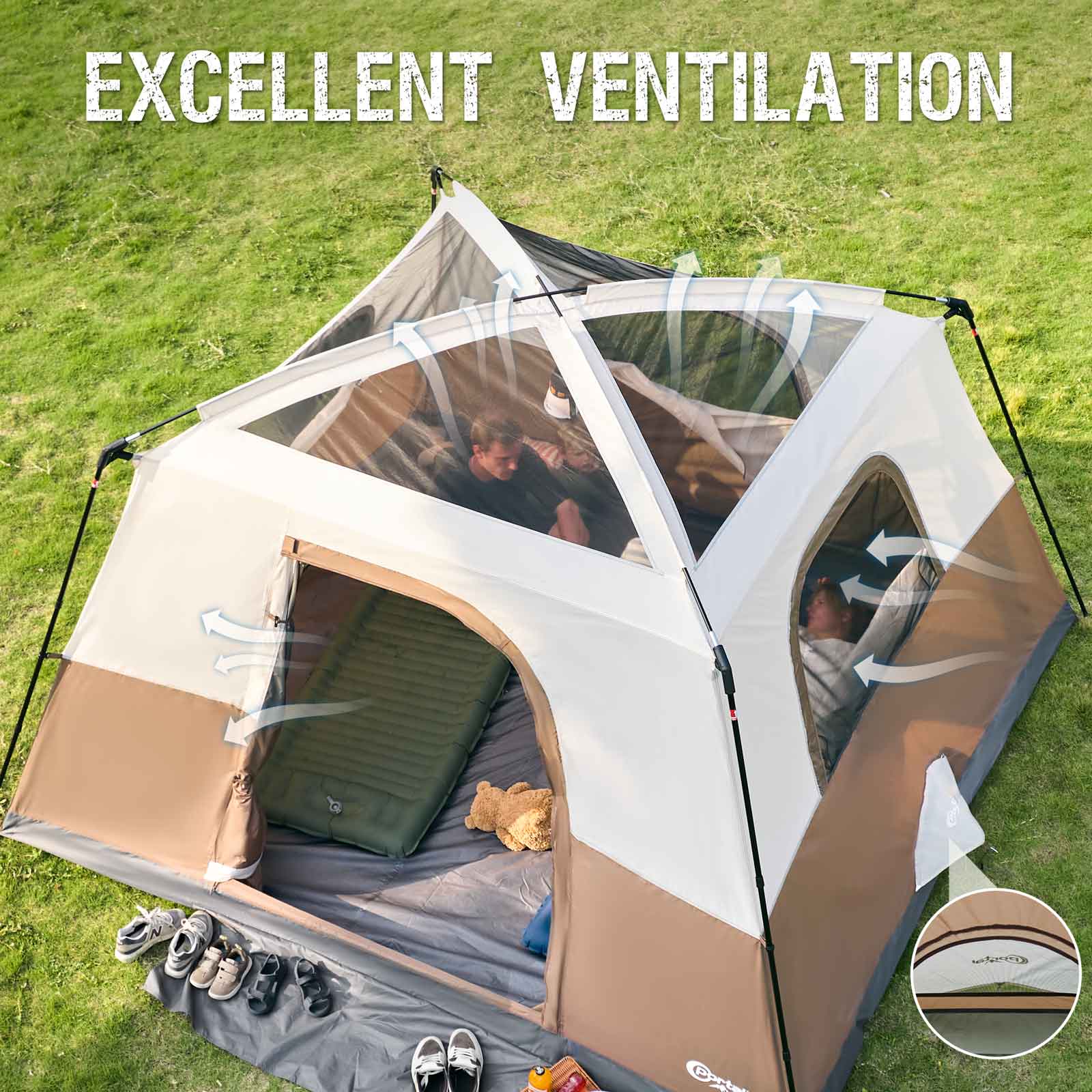 coleman 6 person instant cabin tent 6 Person Instant Cabin Tent