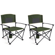 DMH Outdoors Oversized Folding Camping Chairs Bundle