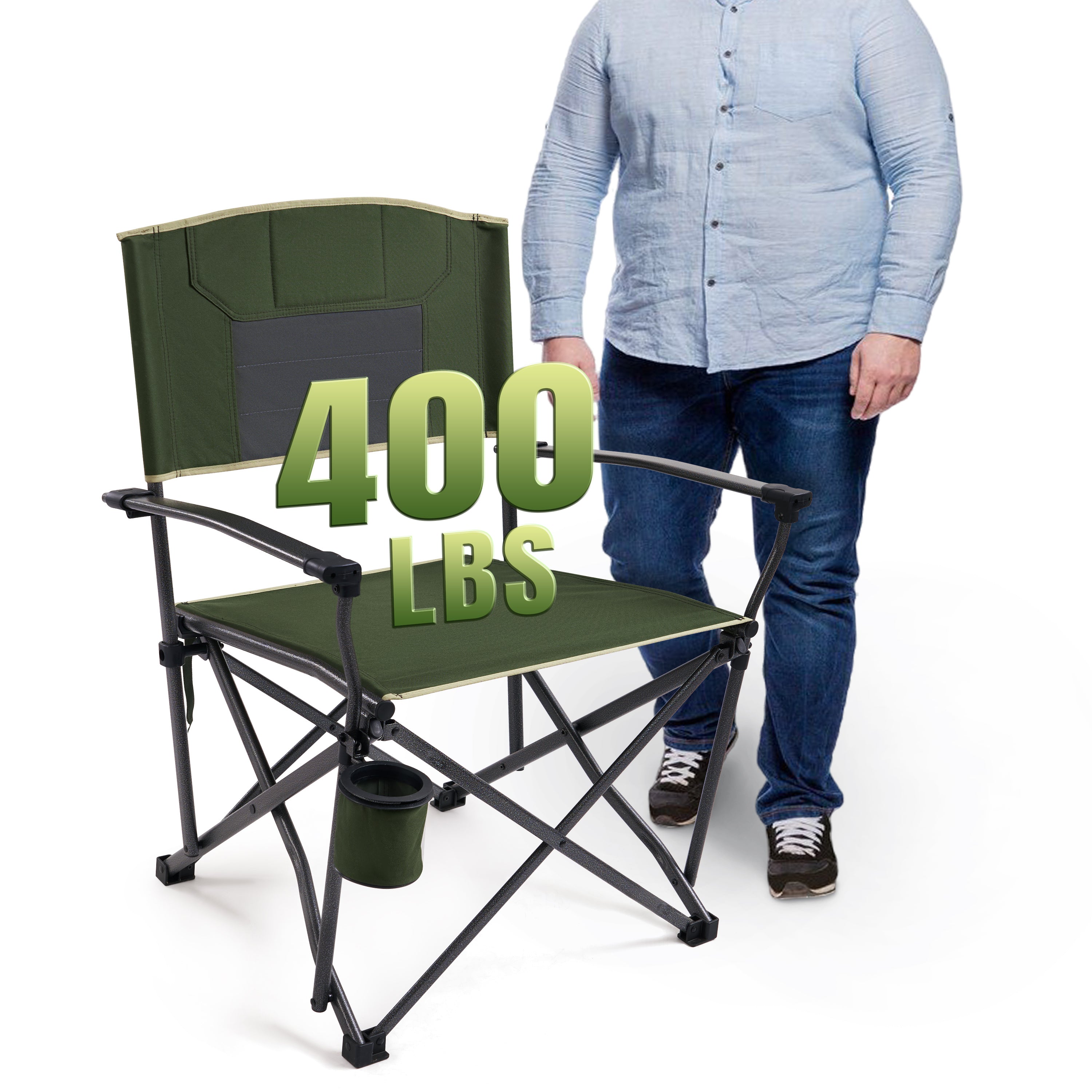 DMH Outdoors Oversized Folding Camping Chairs