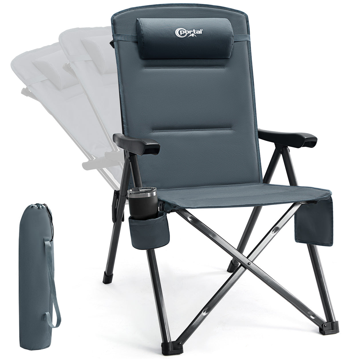 Portal Outdoors Reclining Camping Chair