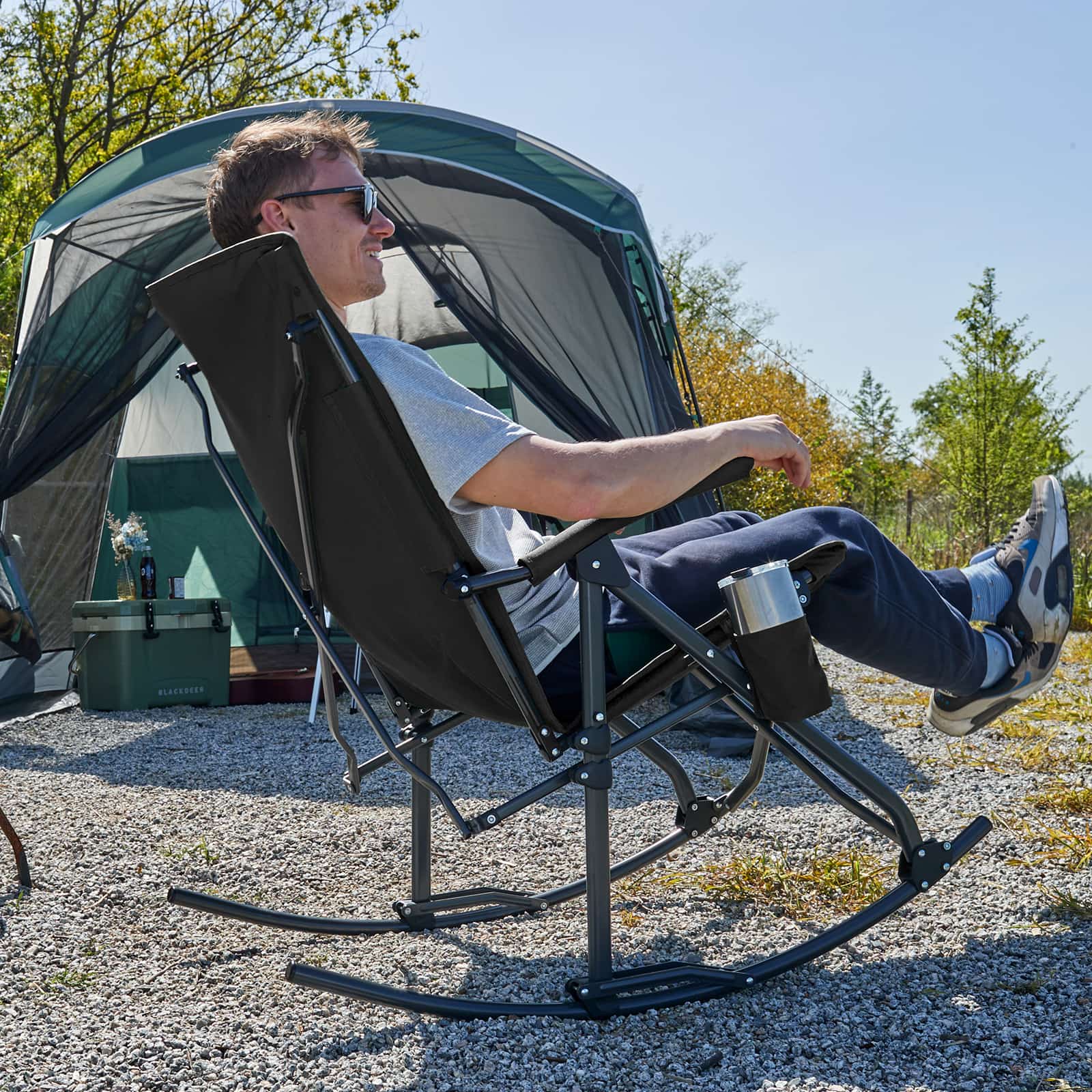 Portal Outdoors Big Boy Rocking Camp Chair - Portal Outdoors
