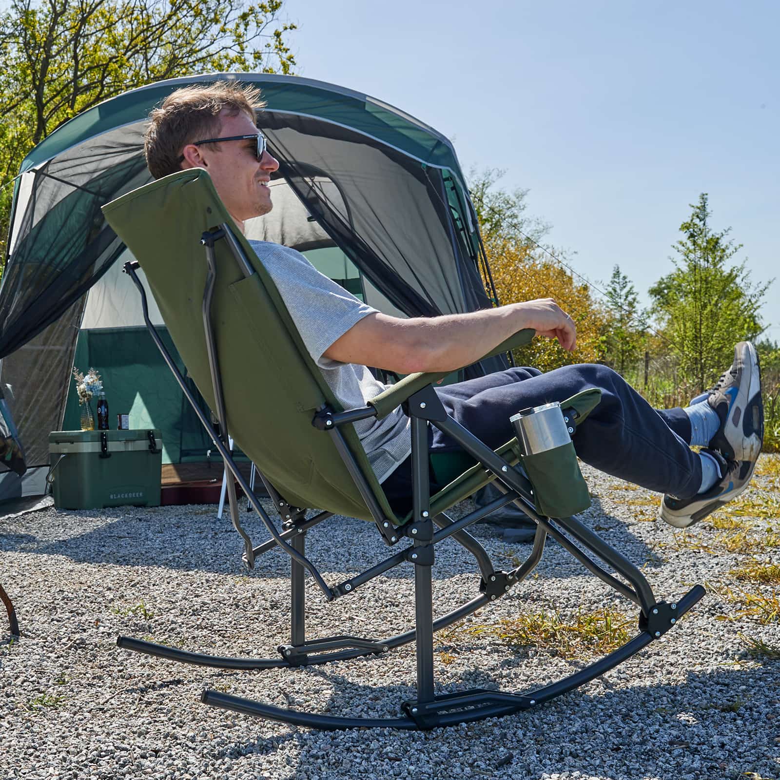 Portal Outdoors Big Boy Rocking Camp Chair - Portal Outdoors