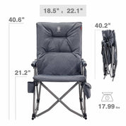EVER ADVANCED Heated Oversized Rocking Chair - Portal Outdoors