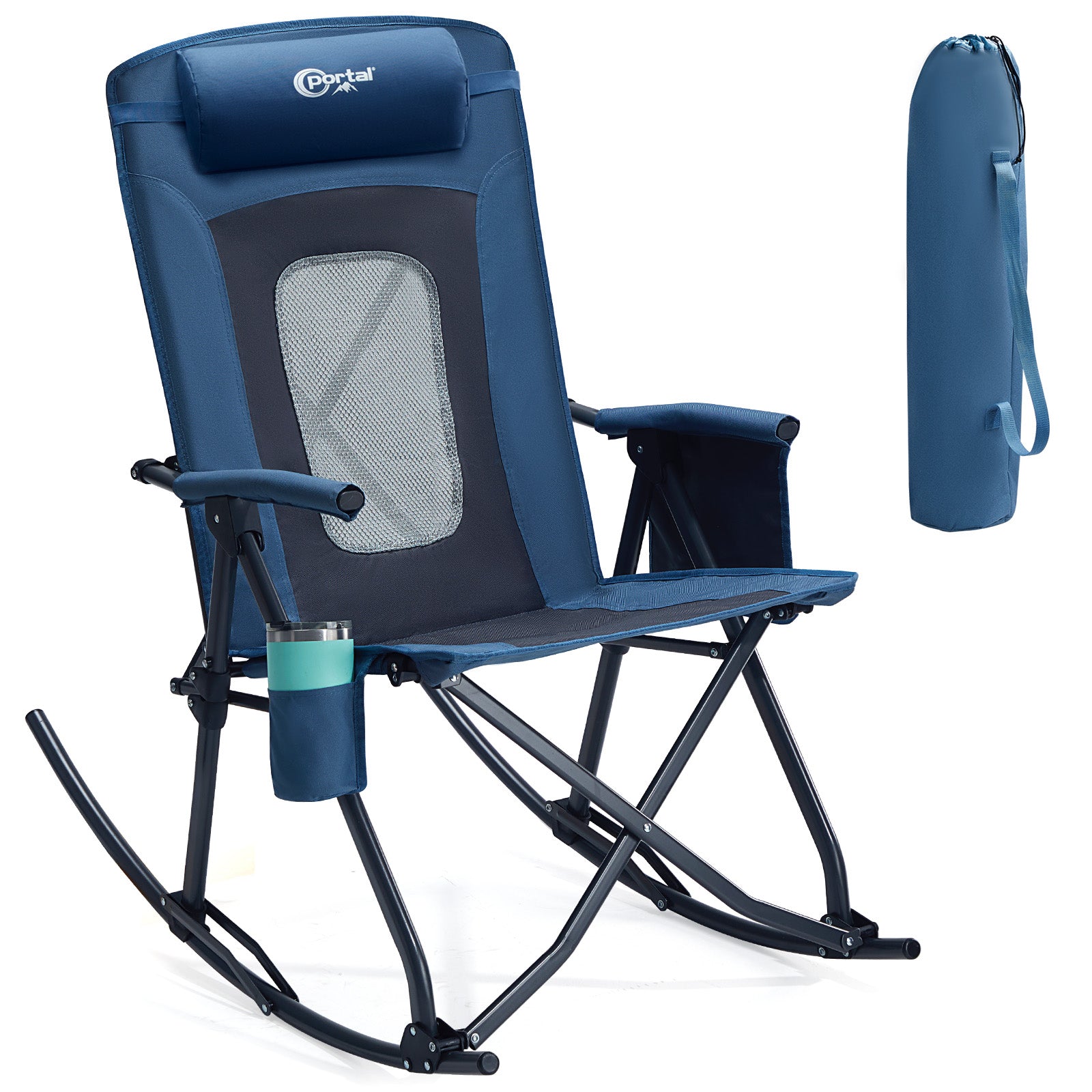 Heavy Duty Folding Rocking Camping Chair – Portal Outdoors