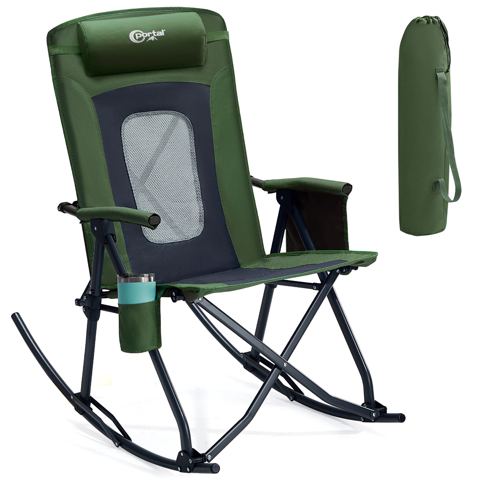 Heavy Duty Folding Rocking Camping Chair – Portal Outdoors