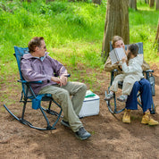 EVER ADVANCED Stretch Mesh Rocking Camping Chair