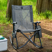 EVER ADVANCED Stretch Mesh Rocking Camping Chair