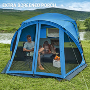 DMH Outdoors 6 Person Camping Tent with Screen Porch