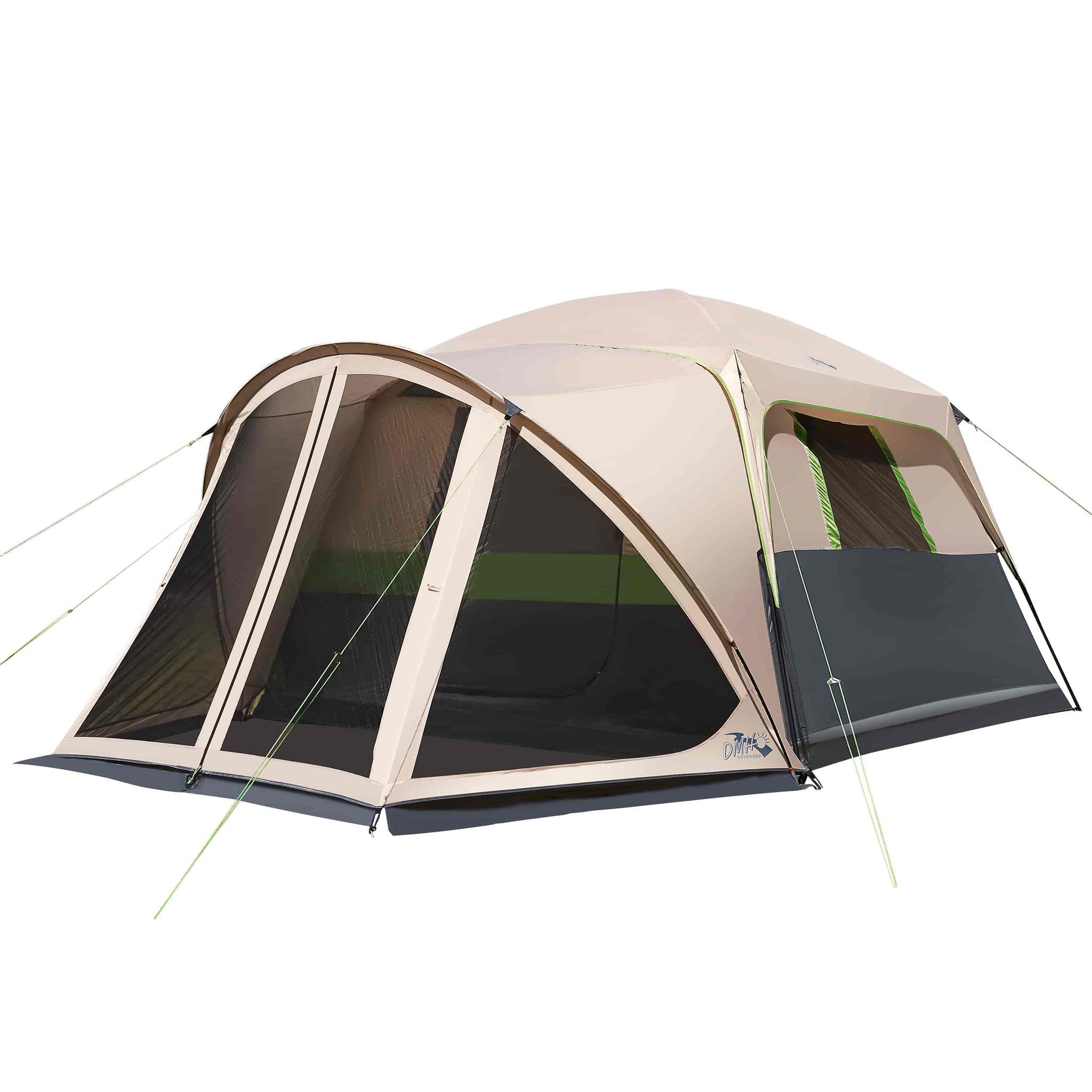 go outdoors 6 man tent Tents for Camping 6 Person Camping Tent with Screen Porch, Weatherproof Large Cabin Tent with Rainfly and Carry Bag, Family Tent for Outdoor Camping