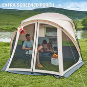 DMH Outdoors 6 Person Camping Tent with Screen Porch