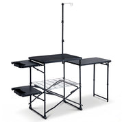 DMH Outdoors Folding Camping Kitchen Station Grill Table