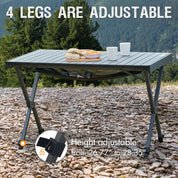Portal outdoors Adjustable Folding Camping Table