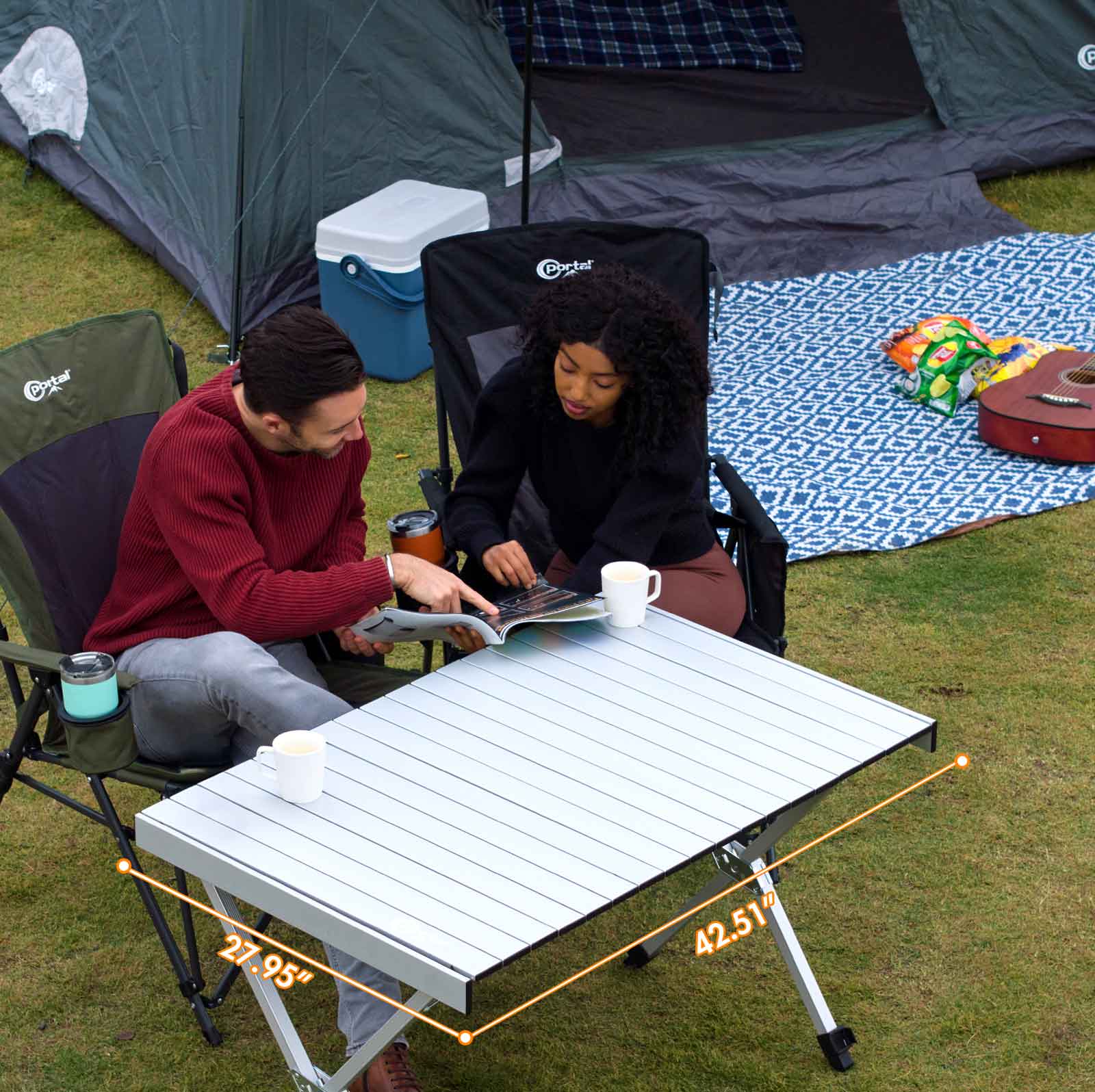 portal campingtisch Folding Outdoor Camping Table