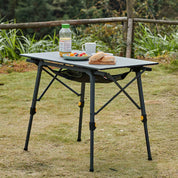 Portal Outdoors Quick Adjust Roll-Up Table - Large Size - Gray Color