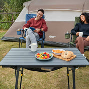 Portal Outdoors Quick Adjust Roll-Up Table - Large Size - Gray Color