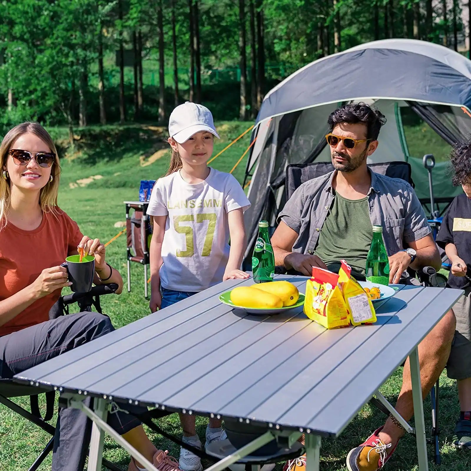 table with tent Wide-N-Compact Camping Table