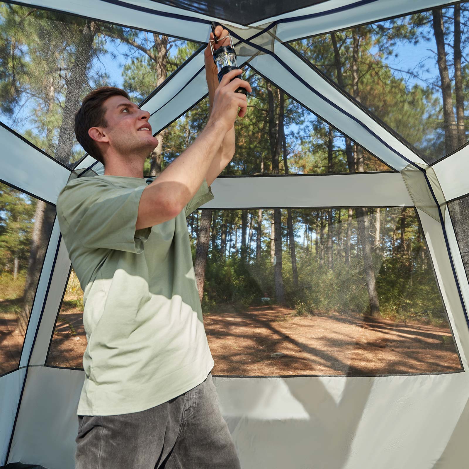 EVER ADVANCED 6 Person Blackout Tent With Porch - Portal Outdoors