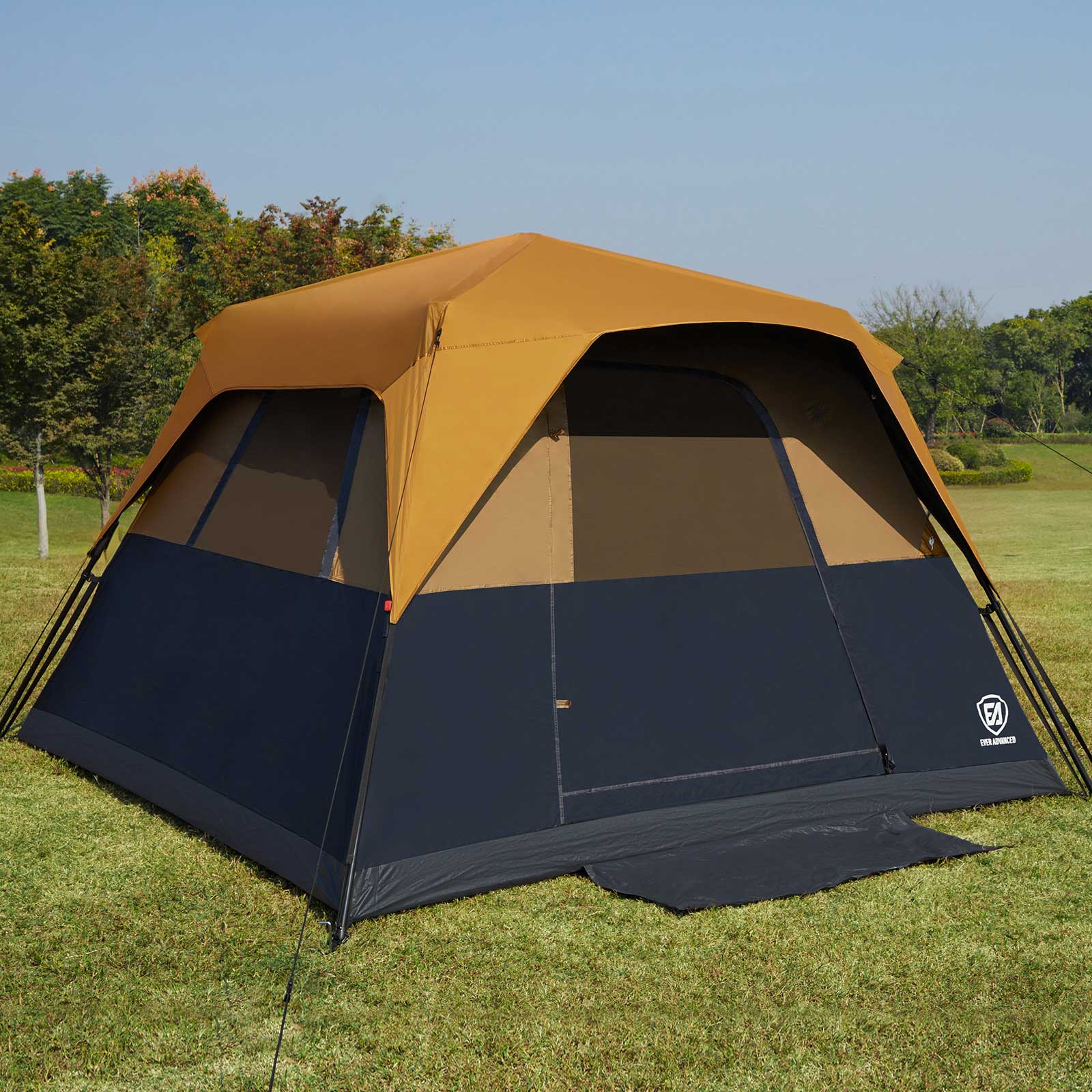 EVER ADVANCED 6 Person Instant Blackout Camping Tent - Portal Outdoors