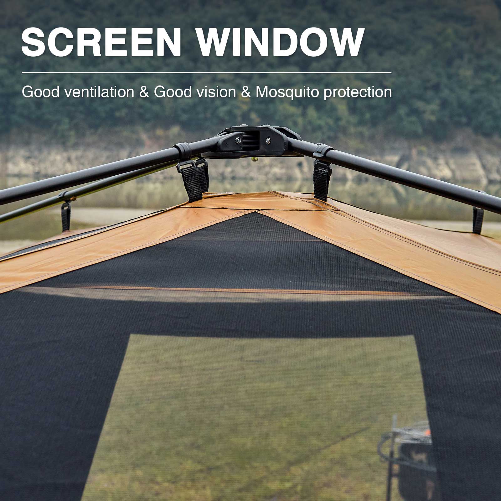 EVER ADVANCED 6 Person Instant Blackout Camping Tent - Portal Outdoors