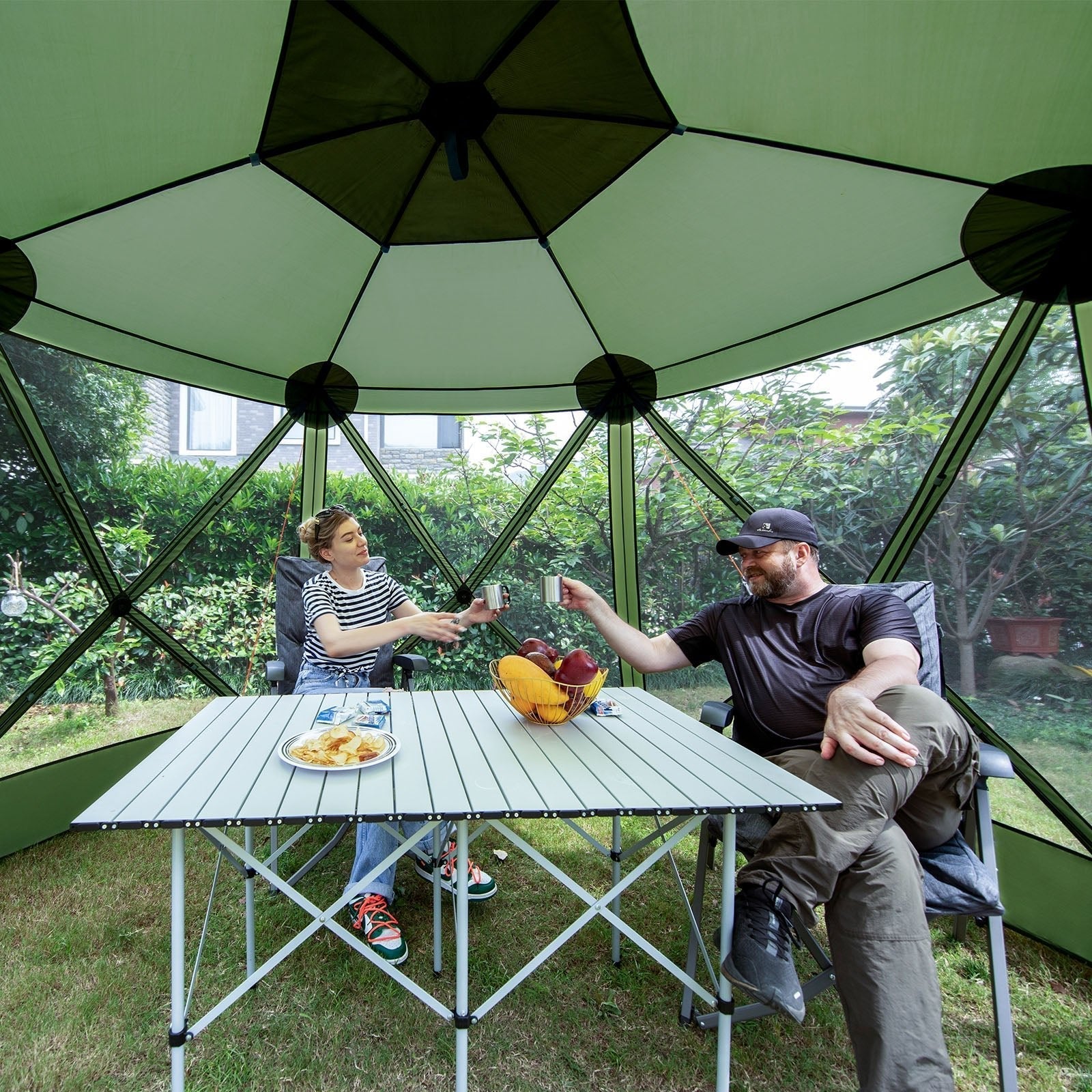 EVER ADVANCED 6 Person Pop up Screen Tent - Portal Outdoors
