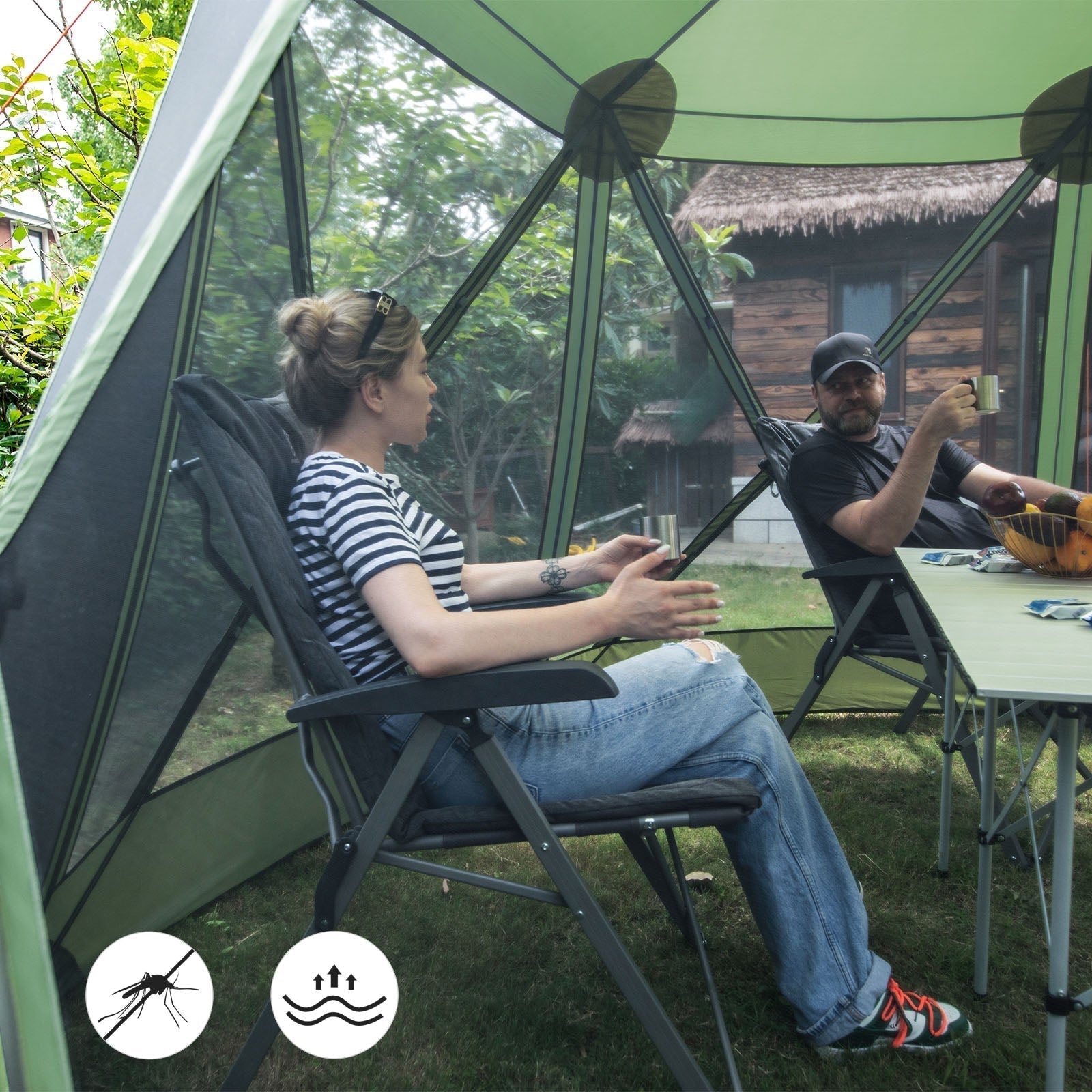 EVER ADVANCED 6 Person Pop up Screen Tent - Portal Outdoors