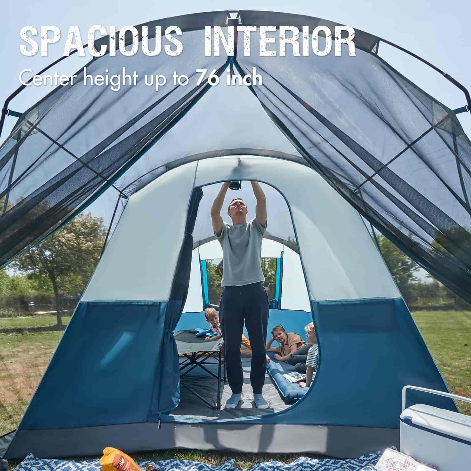 6 person camping tent