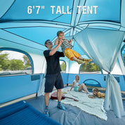 Portal Outdoors 8/10-Person Easy Setup Cabin Tent with Porch