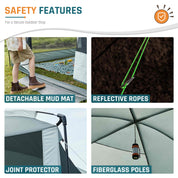 DMH Outdoors 13x9ft Screen Room Mesh Gazebos