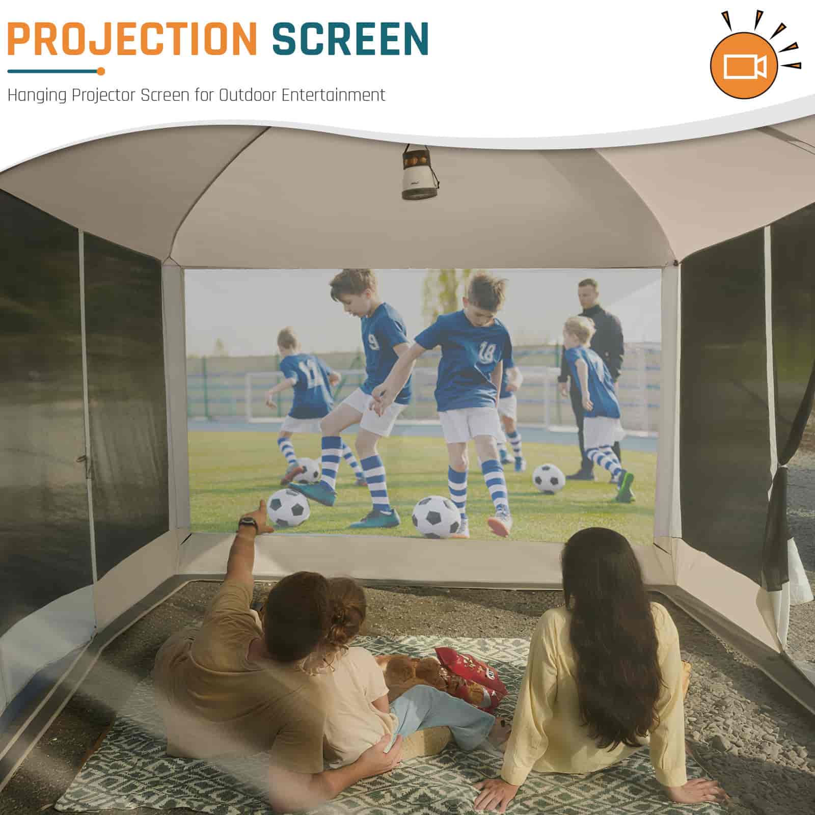 DMH Outdoors 13x9ft Screen Room Mesh Gazebos