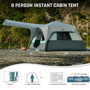 DMH Outdoors 8 Person Instant Cabin Tent