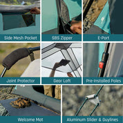 DMH Outdoors 8 Person Instant Cabin Tent