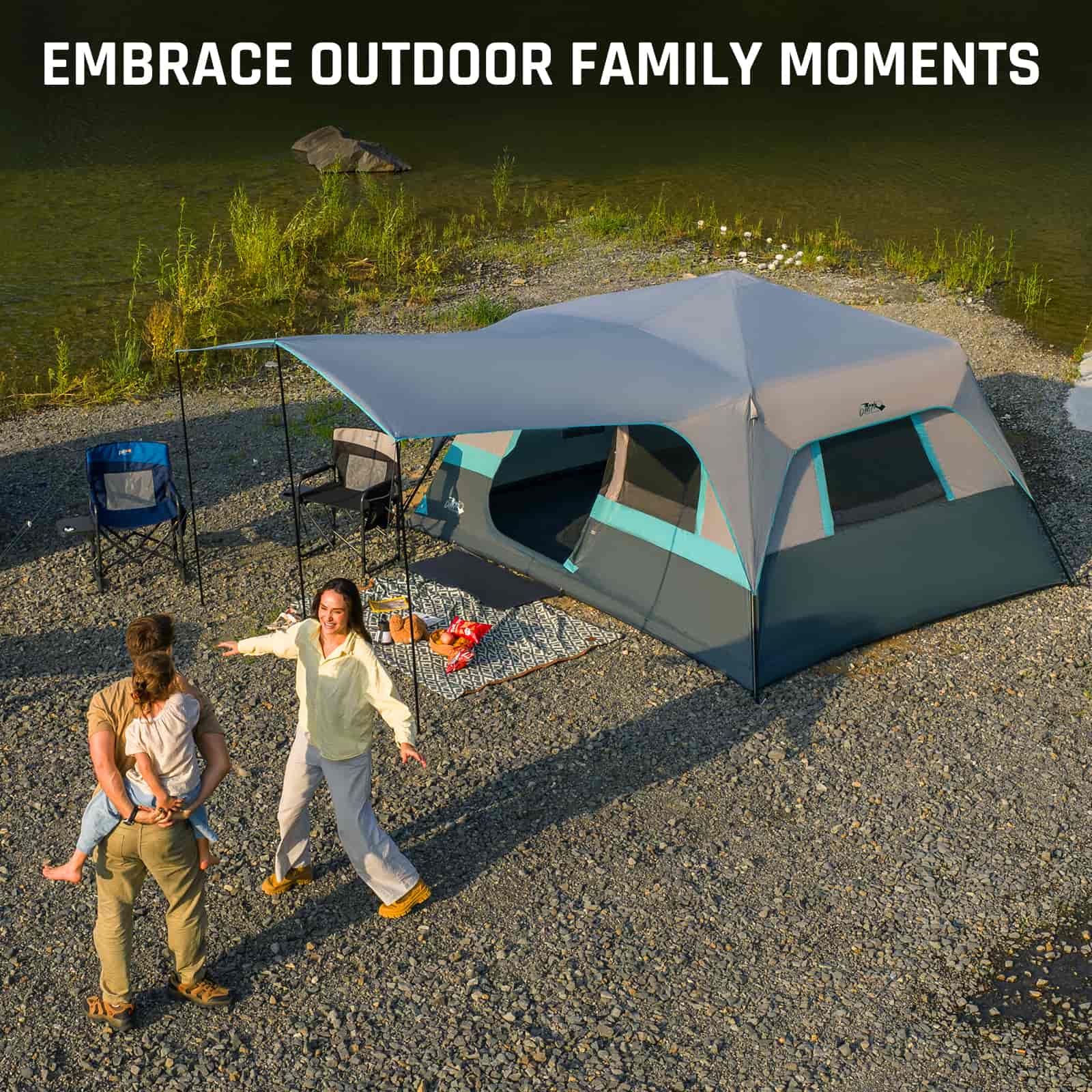 DMH Outdoors 8 Person Instant Cabin Tent