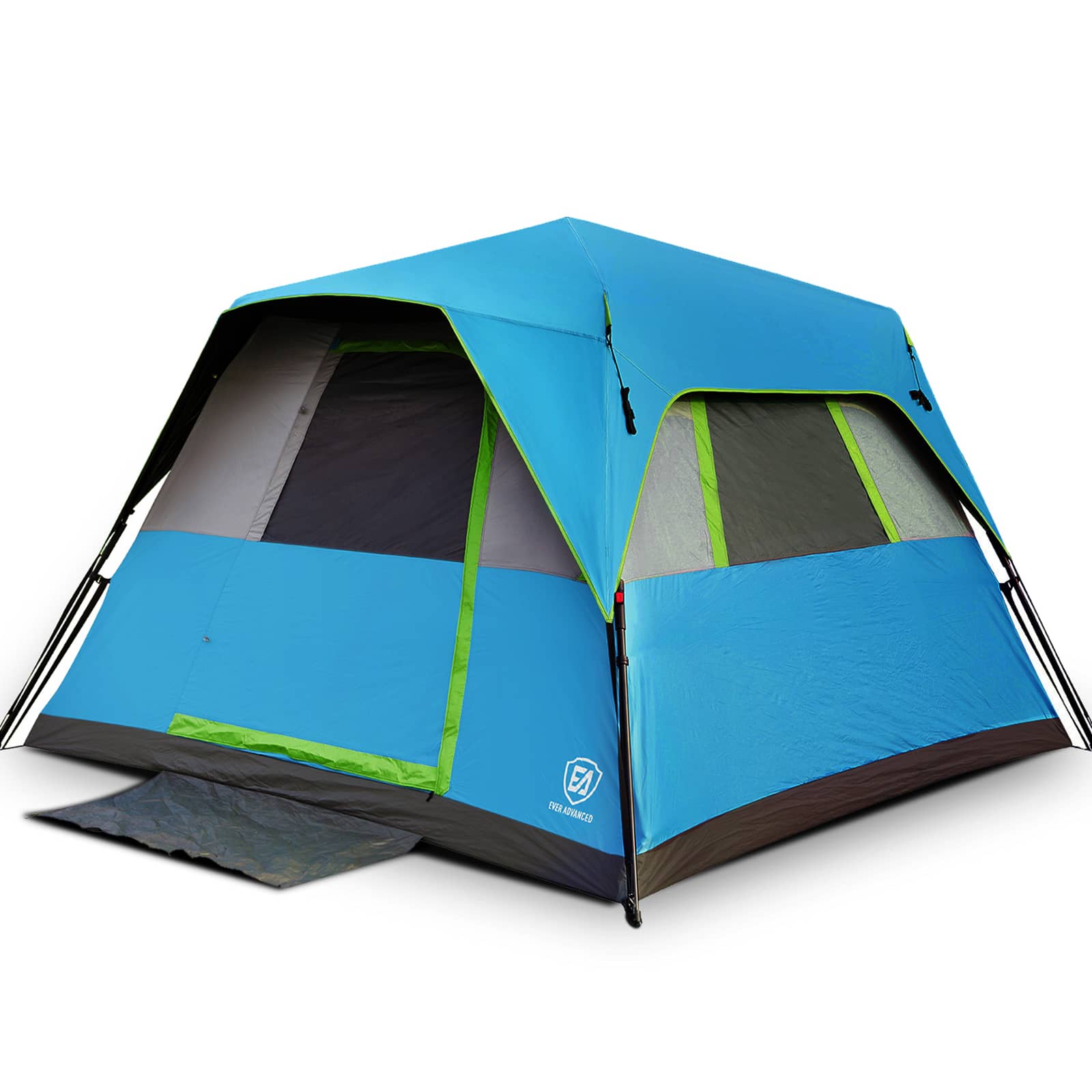 EVER ADVANCED 6 Person Instant Blackout Camping Tent - Camping Tent