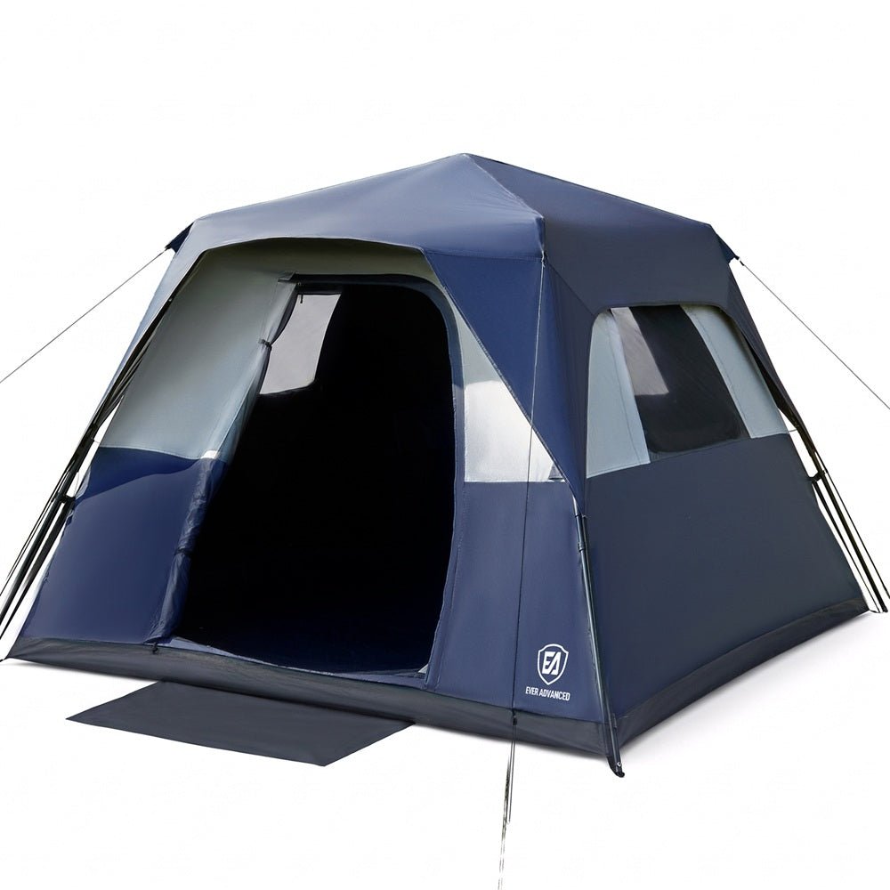 EVER ADVANCED 6 Person Instant Blackout Camping Tent - Camping Tent