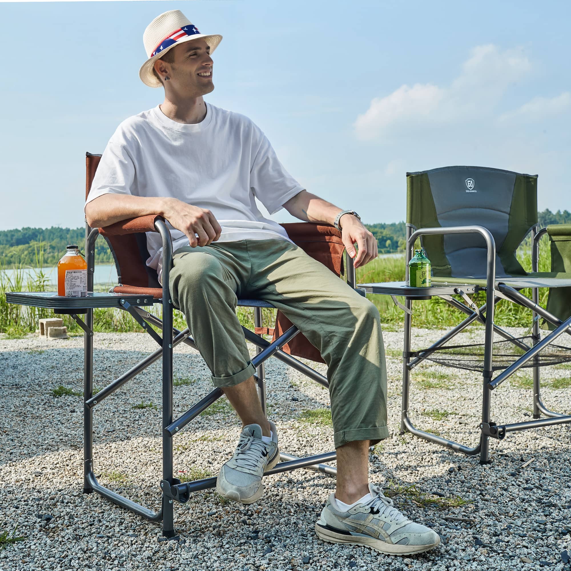 EVER ADVANCED Big-N-Tall Directors Chair