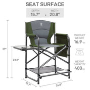 EVER ADVANCED Big-N-Tall Directors Chair