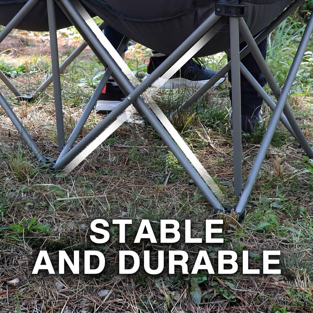 EVER ADVANCED Padded double Camping Chair Outdoors