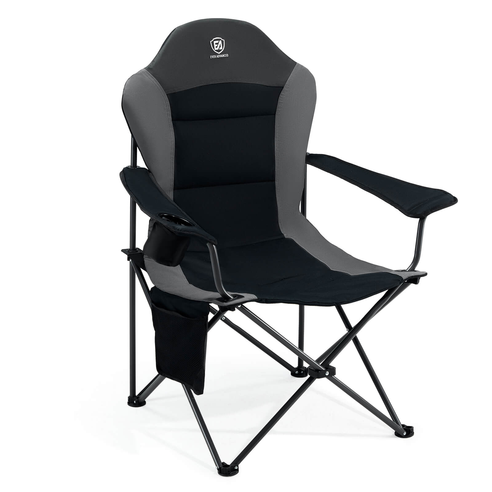 EVER ADVANCED High Back Folding Camping Chair - Portal Outdoors
