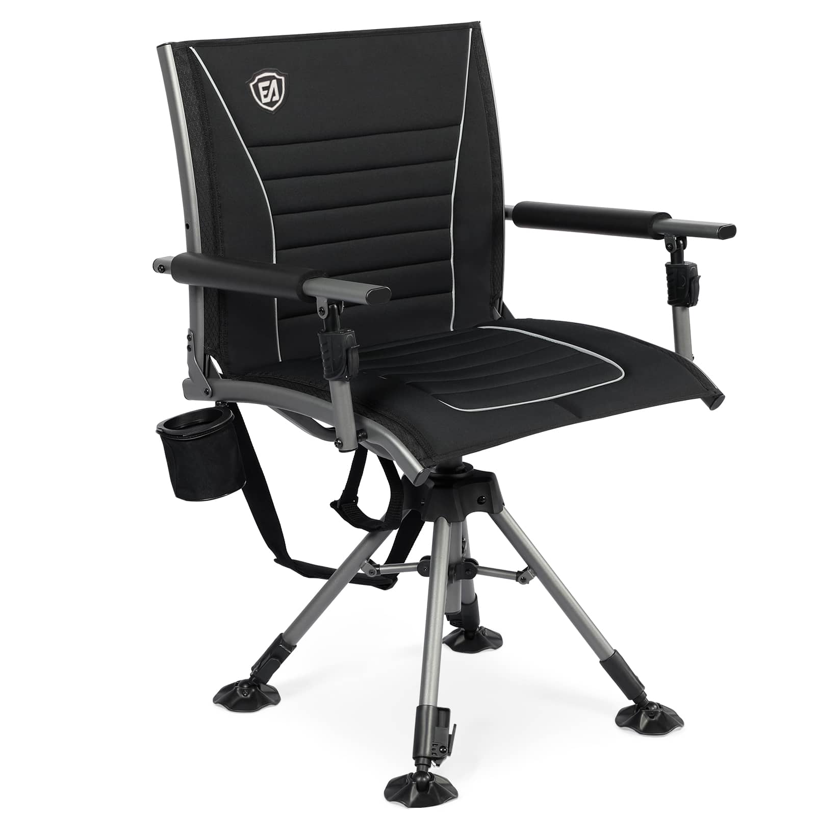 EVER ADVANCED Silent Swivel Hunting Chair - Portal Outdoors