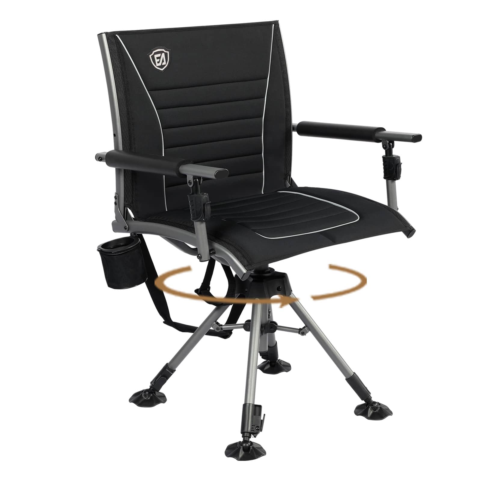 EVER ADVANCED Silent Swivel Hunting Chair - Portal Outdoors